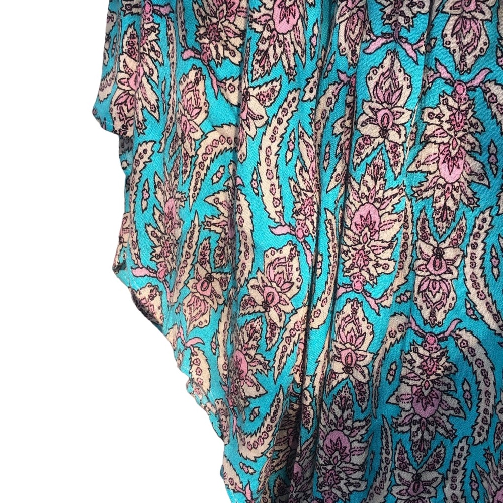 Hayden Los Angeles Fringe Neckline Blouse size Large - Picture 4 of 7
